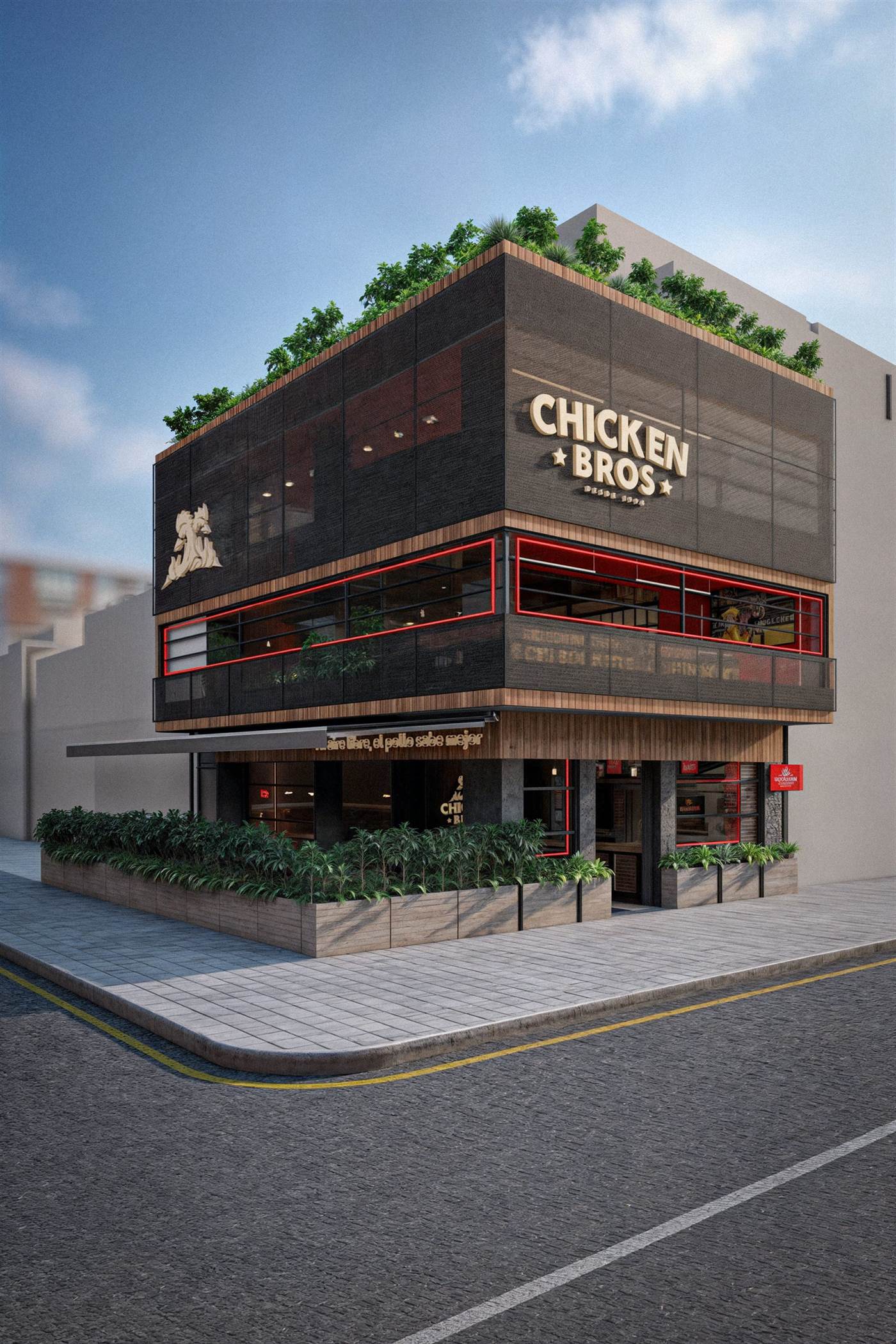 Chicken Bros — Gastronomía por VIVO Arquitectos